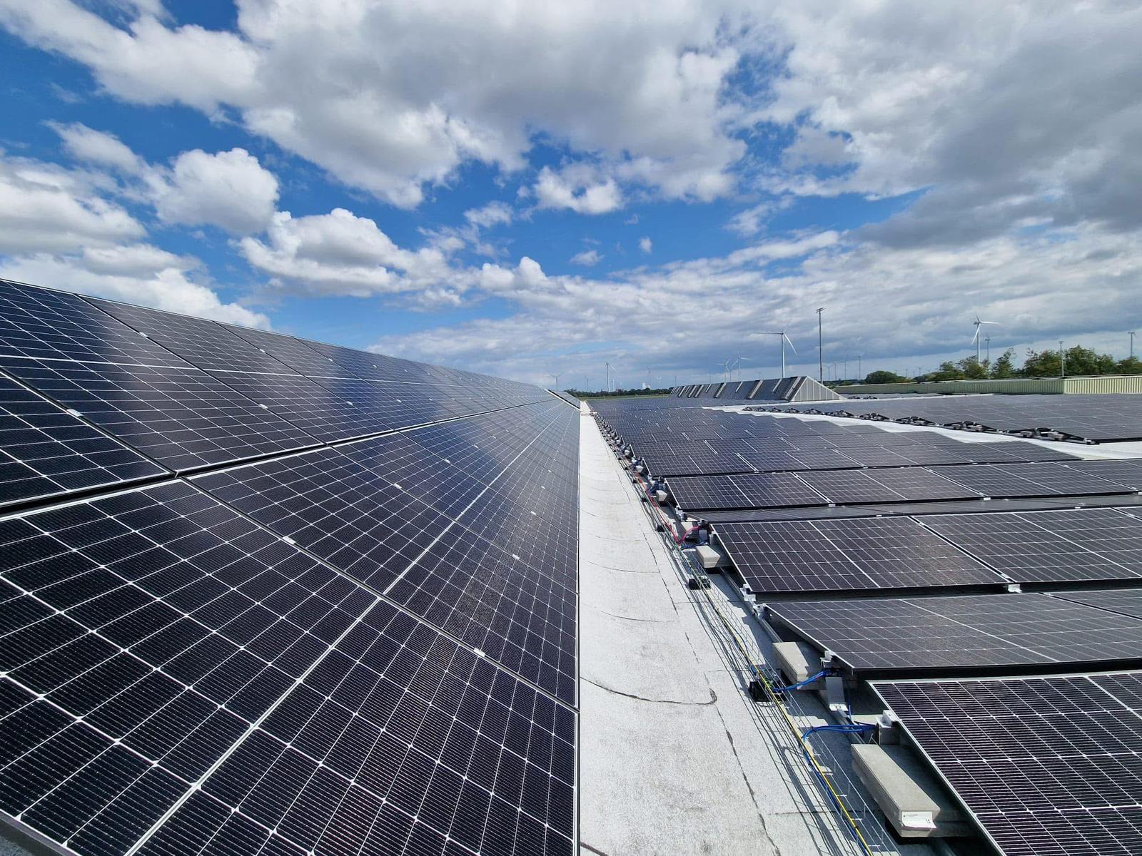 Solar module installation